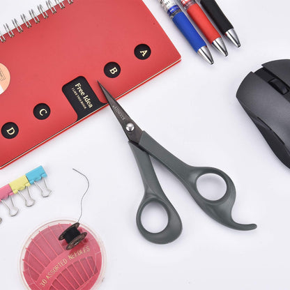 KUONIIY Micro-Tip Scissors, Precision Titanium Blades, 6 Inch Craft Detail Scissors Ideal for Paper, Scrapbooking, Beauty Crafting, Sewing, 4Pack