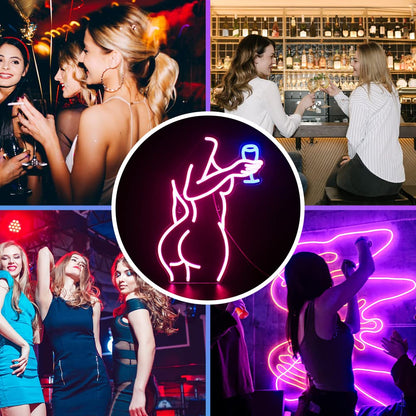 This Must Be The Place Neon Sign Warm White Letter Led Signs for Wall Decor Usb Word Light Up Signs for Bedroom Salon Man Cave Beer Home Bar Wedding Birthday Party Decor Gifts