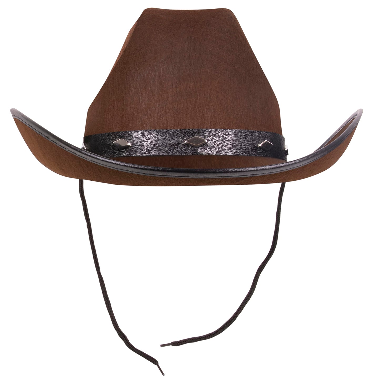Kangaroo Brown Cowboy Hat for Men & Women - Western Accessory Felt Hats with Pull-On Closure for Costume Parties, Cosplay, Brown Cowboy Hat for Country Fashion