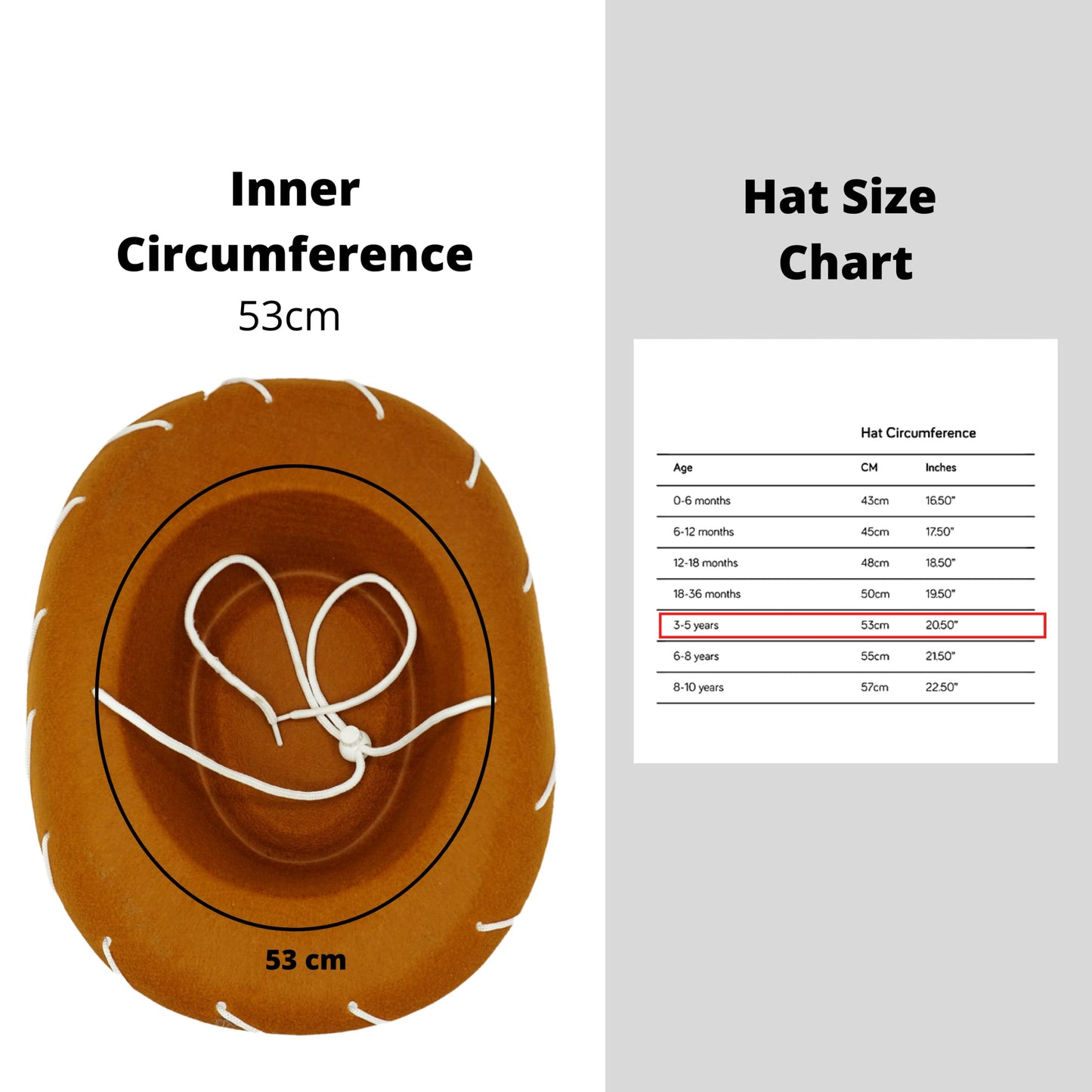 4E's Novelty Child Brown Cowboy Hat for Toddlers & Kids Felt - Kid Cowboy Costume Hat for Boys & Girls Ages 3 4 5 Year Old Halloween Costume