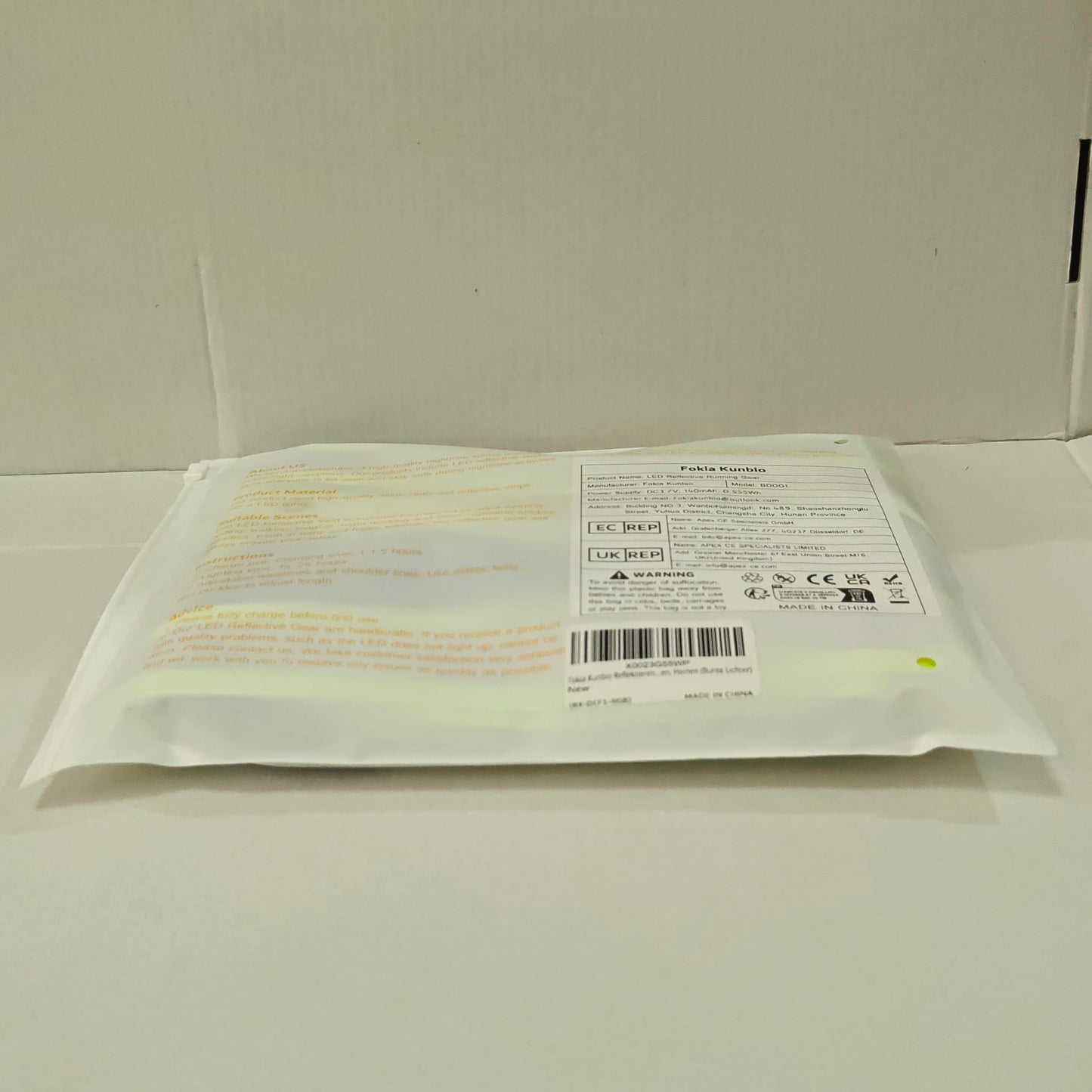 Fokia Kunbio LED Reflective Running Vest Gear,Light Up Vest Runners Night Walking USB Rechargeable,Up to 11hrs Light with Adjustable Waist/Shoulder for Women Men Kids