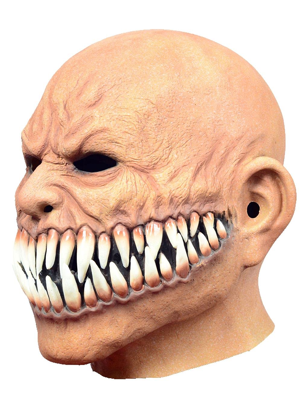 LEKA NEIL Halloween sharp tooth devil mask zombie mask Monster Devil Mask Creepy Costume Corpse Party Latex Full Head Mask