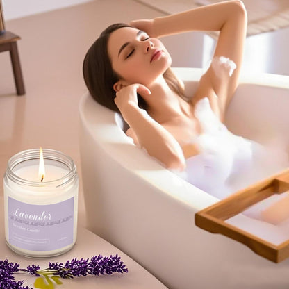 6 Pack Candles for Home Scented, Fall Candles for Fall Gifts Autumn Home Decor, Natural Non Toxic Soy Candle Set for Women Stress Relief Meditation SPA Holiday