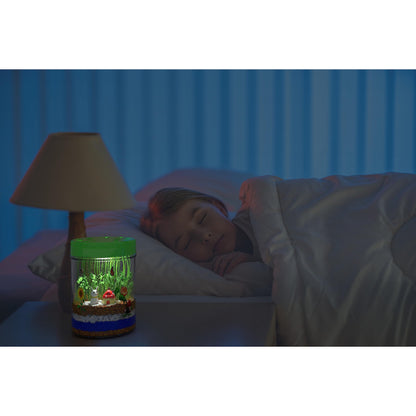 Dan&Darci Light-Up Terrarium Kit for Kids - STEM Science Kit - Educational DIY Toy for Boys & Girls - Birthday Gift - Craft Project Idea for Ages 6 7 8 9 10 11 12 Year Old