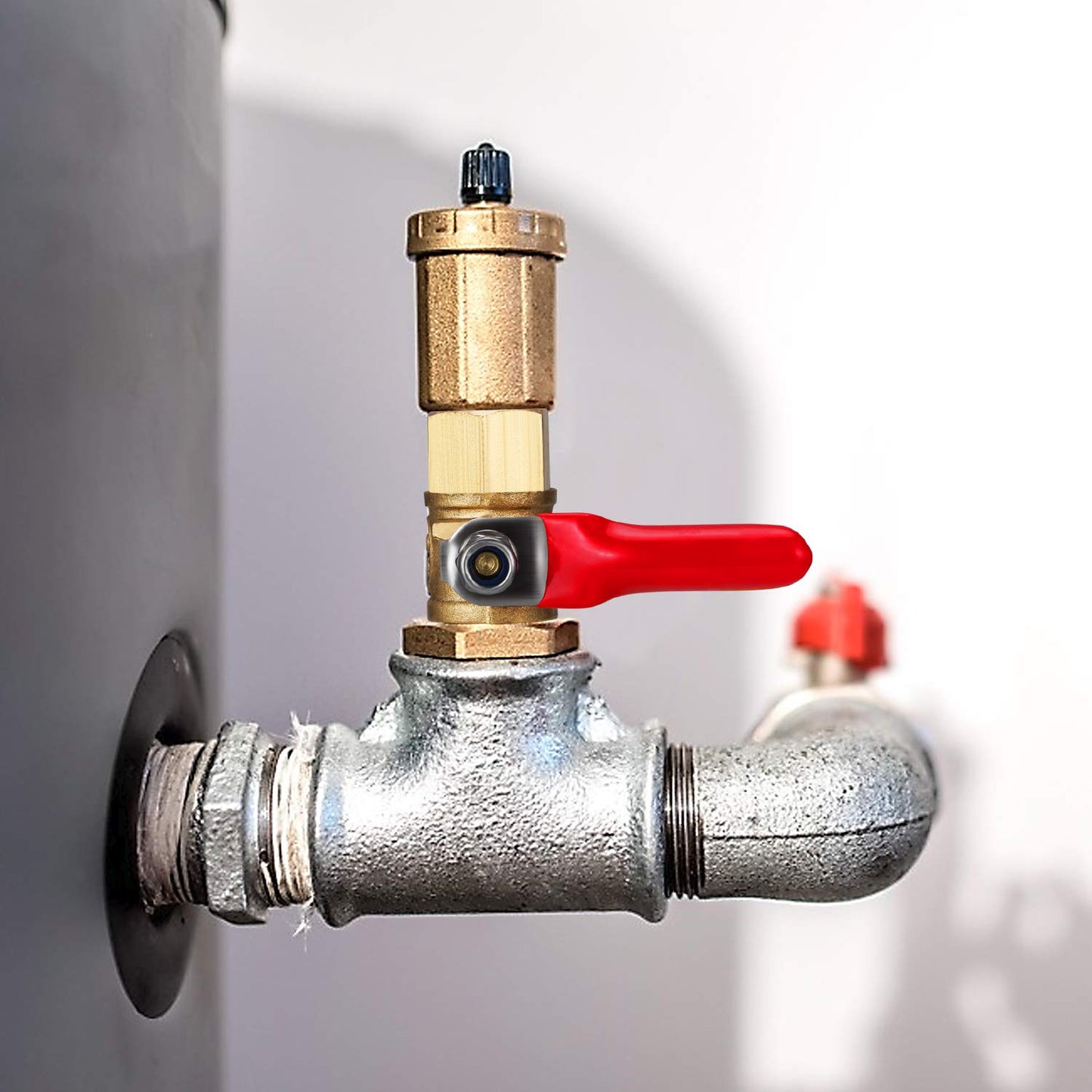 1/4 Inch Ball Valve NPT Air Compressor Brass Valve Female Male Shut Off Small