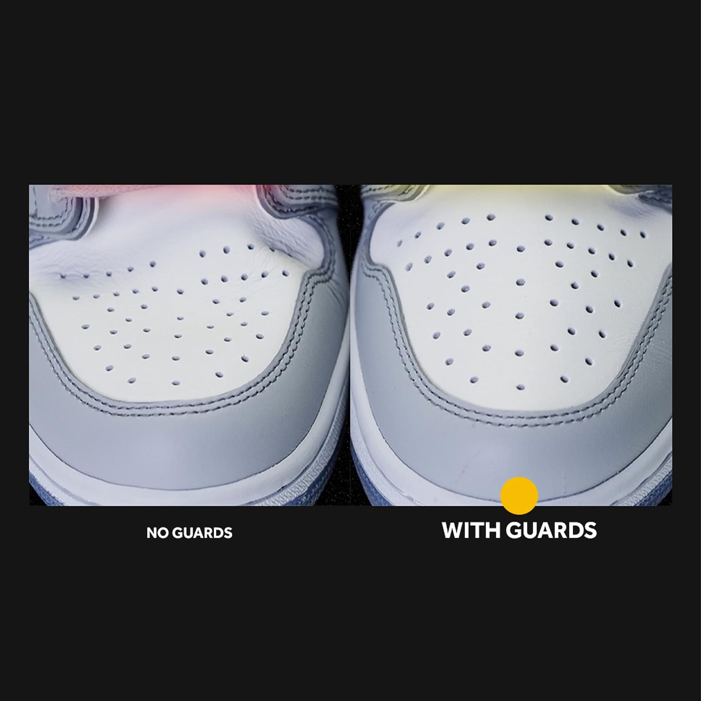 Crep Protect Ultimate Sneaker Guards - Sneaker Guards to Prevent Creasing - Small Size US 3-7.5 (Pair in a Pack)