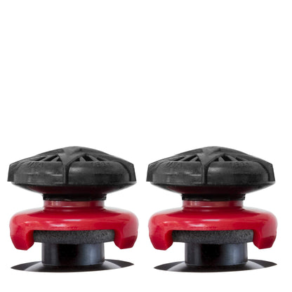 KontrolFreek Call of Duty: Black Ops Cold War Performance Thumbsticks for PlayStation 4 (PS4) and PlayStation 5 (PS5) | 2 High-Rise, Convex | Black/Red