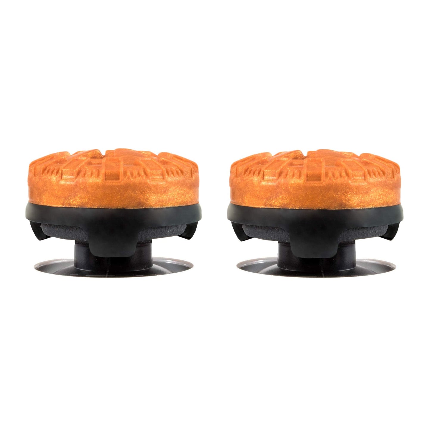 KontrolFreek Atomic for PlayStation 4 (PS4) and PlayStation 5 (PS5) Controller | Performance Thumbsticks | 2 Mid-Rise Convex | Orange