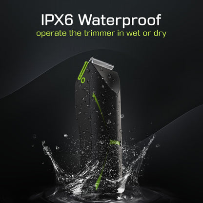 Electric Body Hair Trimmer for Men: Manscape Ball Trimmer Waterproof Pubic Hair Groomer Cordless Rechargeable Groin Shaver Replaceable Blade Clipper Wet/Dry Hygiene Razor Portable Body Grooming Travel