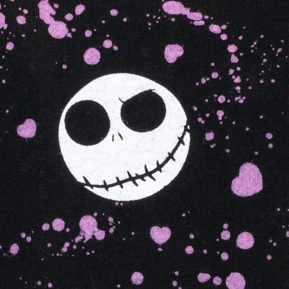 Disney Nightmare Before Christmas Jack Skellington Big Girls French Terry Skater Dress Black 10-12