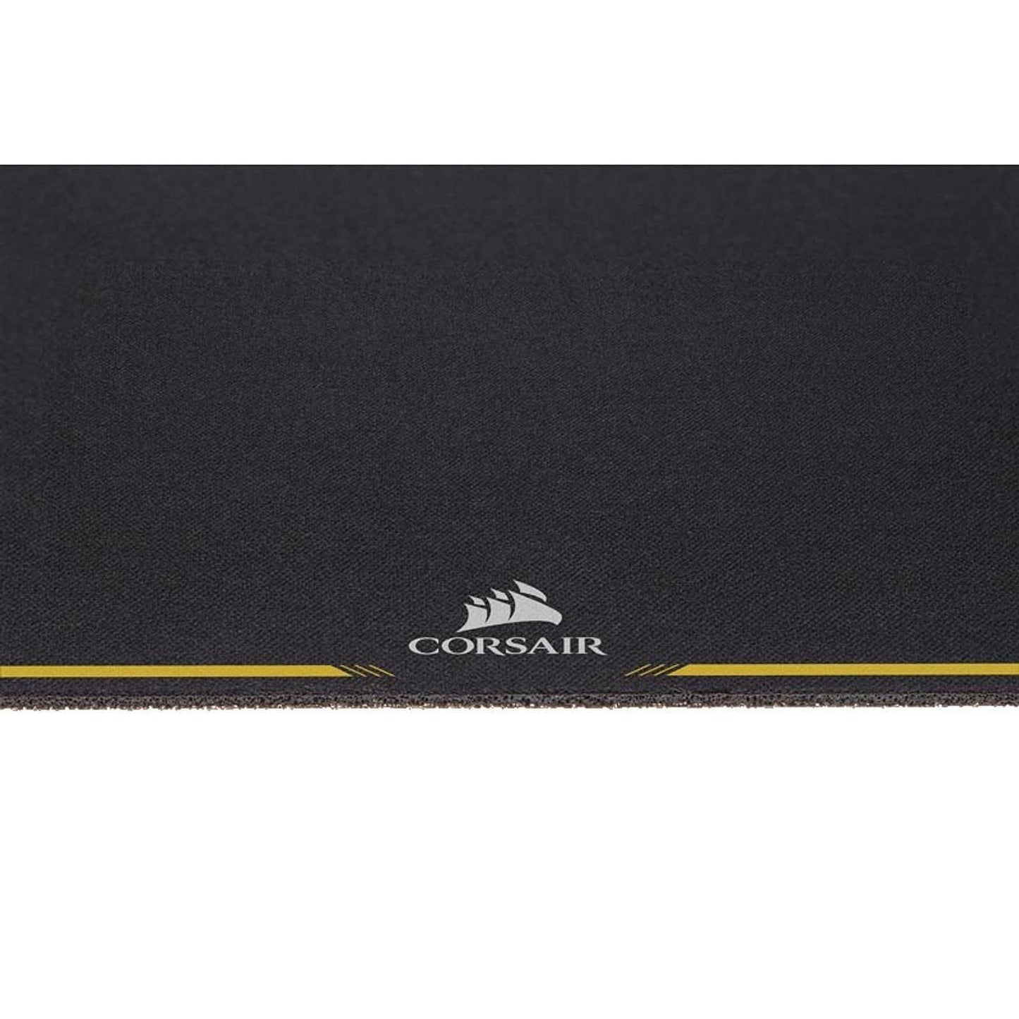 CORSAIR MM200 - Cloth Mouse Pad - High-Performance Mouse Pad Optimized for Gaming Sensors - Designed for Maximum Control - Medium, Black- Yellow Stripe, Model:CH-9000099-WW