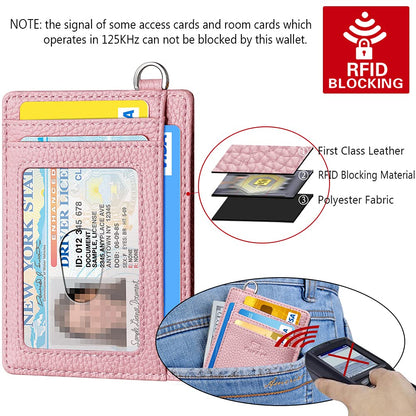 FurArt Slim Minimalist Wallet, Front Pocket Wallets, RFID Blocking, Credit Card Holder for Men & Women