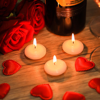 20 Pcs Floating Candles Centerpieces, 1.5 Inch Unscented Floating Candles Small Decoration for Valentine's Day, Thanksgiving, Wedding, Holiday, Parties and Home Decor