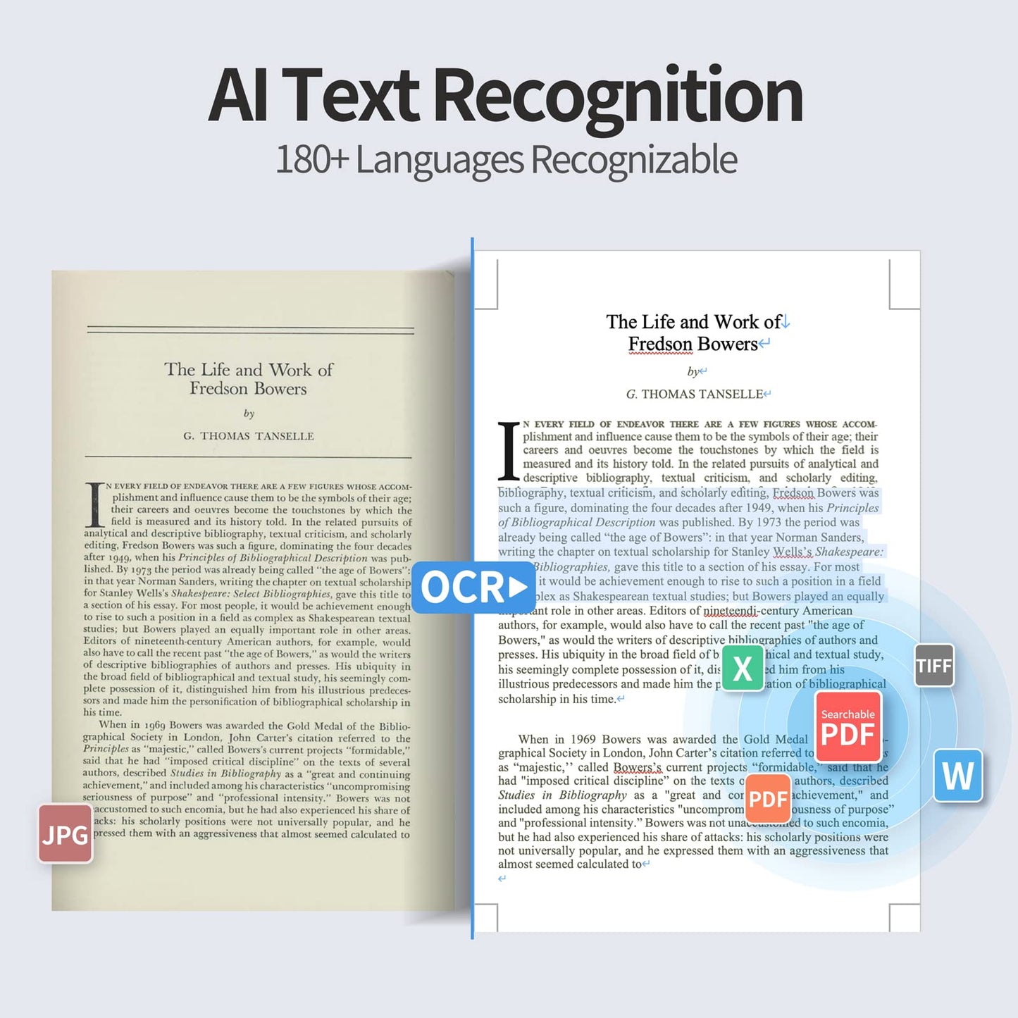 CZUR Aura Pro Book & Document Scanner,Capture A3 & A4, Auto-Flatten & Deskew Powered by AI Technology, Foldable & Portable, Compatible with Windows & Mac OS