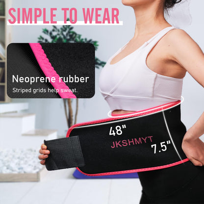 JKSHMYT Smart Weighted Fit Hoop Plus Size for Adults Weight Loss, Hula Circle-2 in 1 Infinity Fitness Hoop, 24 Links Detachable & Size Adjustable, with Waist Trainer for Women