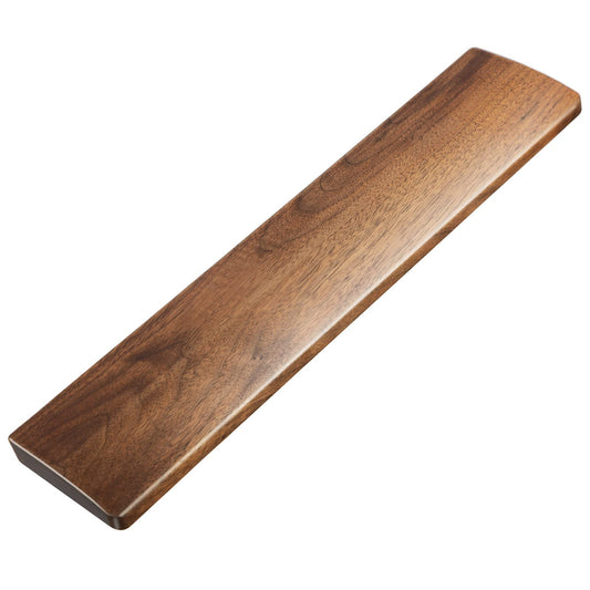 Faluber Wooden Wrist Rest, 17.3-inch Length and 20mm Thickness for Full-Sized Keyboard, Walnut Wood Palm Rest, Ergonomic Design for Mechanical Gaming Keyboard, Stain Resistant (Large, Walnut Wood)