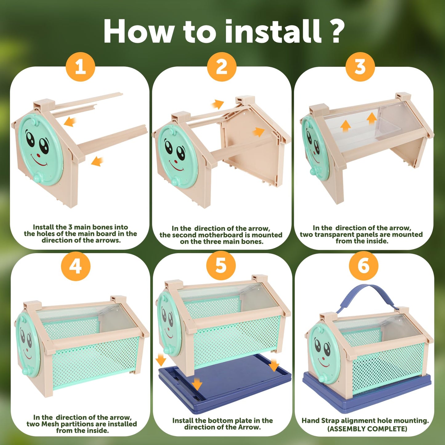 Kids Bug Catcher, Bug Catching Set with Butterfly Net, Insect Toys Collection Box, Insect Habitat, Kids Adventure Set Outdoor Toys-Nature Exploration Set for Kids 3+ Years