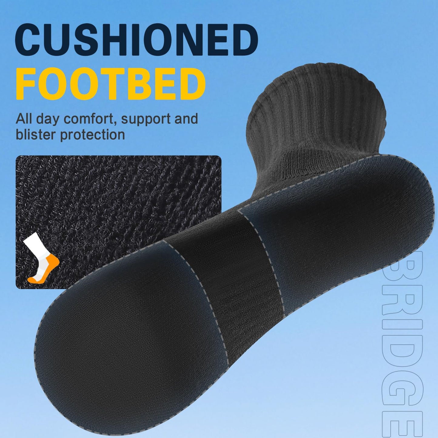 FEWTUR Thermal Socks for Men and Women: 5 Pairs Winter Socks for Running Hiking, Warm Cotton Socks for Outdoor Work (Dark Grey, 9-11)