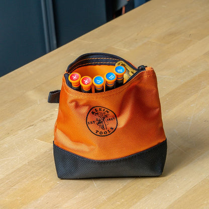 Klein Tools 85615INS Mini Precision Screwdriver Set, 1000V Rated Insulated Screwdrivers with (2) Phillips and (3) Slotted Tips, 5-Piece