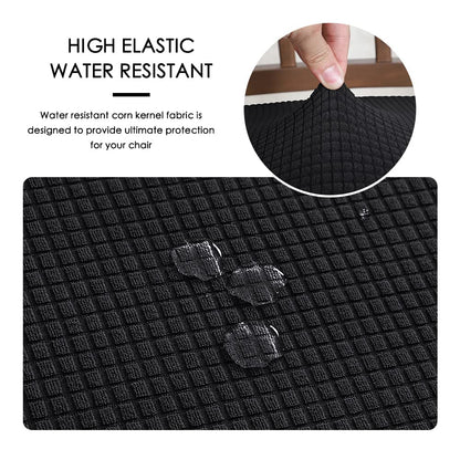 FORCHEER Gaming Chair Cover Set Black for Adults Video Game Chair Water Repellent Jacquard Racing Computer Chair Slipcover with 2 Pieces Armrest Covers