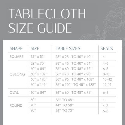 Elrene Home Fashions Savannah Boho Paisley Water- and Stain-Resistant Vinyl Tablecloth with Flannel Backing, 70 Inches X 70 Inches, Round, Gray