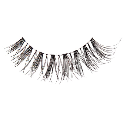 KISS So Wispy, False Eyelashes, 'Style #11', 12 mm, Includes 5 Pairs Of Lashes, Contact Lens Friendly, Easy to Apply, Reusable Strip Lashes, Glue On, Mulitpack