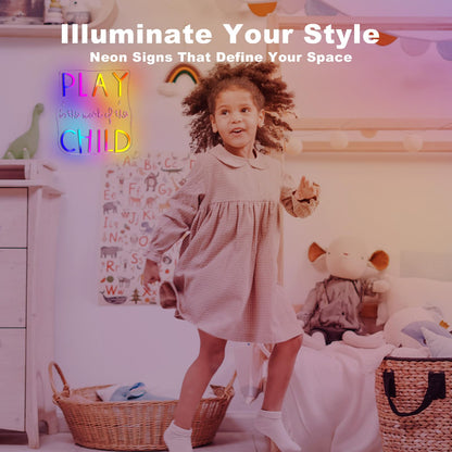 This Must Be The Place Neon Sign Warm White Letter Led Signs for Wall Decor Usb Word Light Up Signs for Bedroom Salon Man Cave Beer Home Bar Wedding Birthday Party Decor Gifts