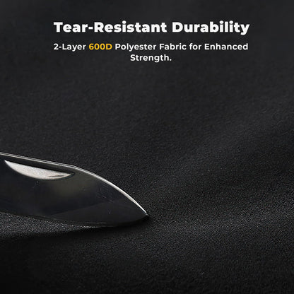 Electric Tongue Jack Cover, BougeRV 600D Universal Trailer RV Electric Tongue Jack Protective Cover (Size 14″H x 5″W x 10″D)…