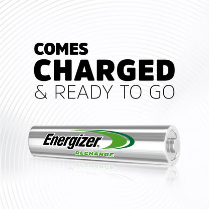 Energizer Power Plus Rechargeable AAA Batteries (4 Pack), 800mAh Triple A Batteries