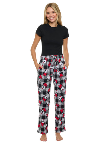 Disney Womens Lounge Pants Pajama Bottoms Plus Size (Minnie Mouse, 4X)