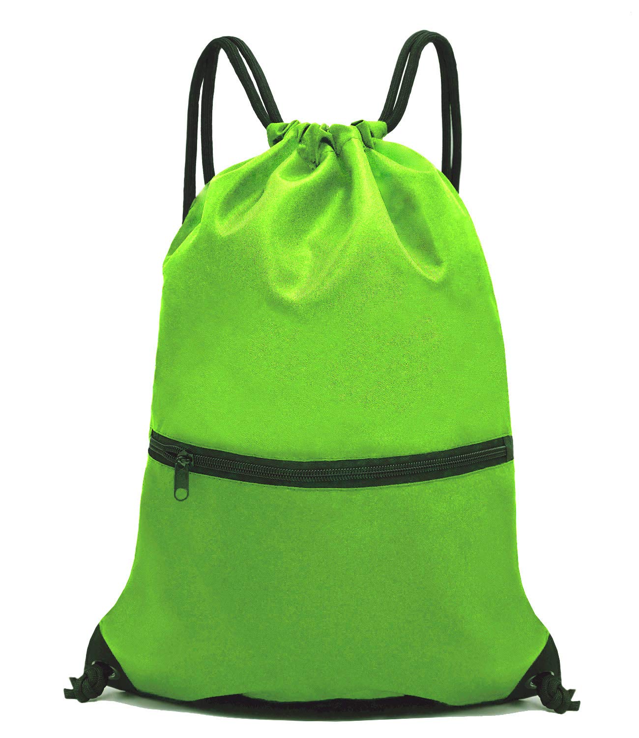 HOLYLUCK Drawstring Backpack Bag Sport Gym Sackpack (green)