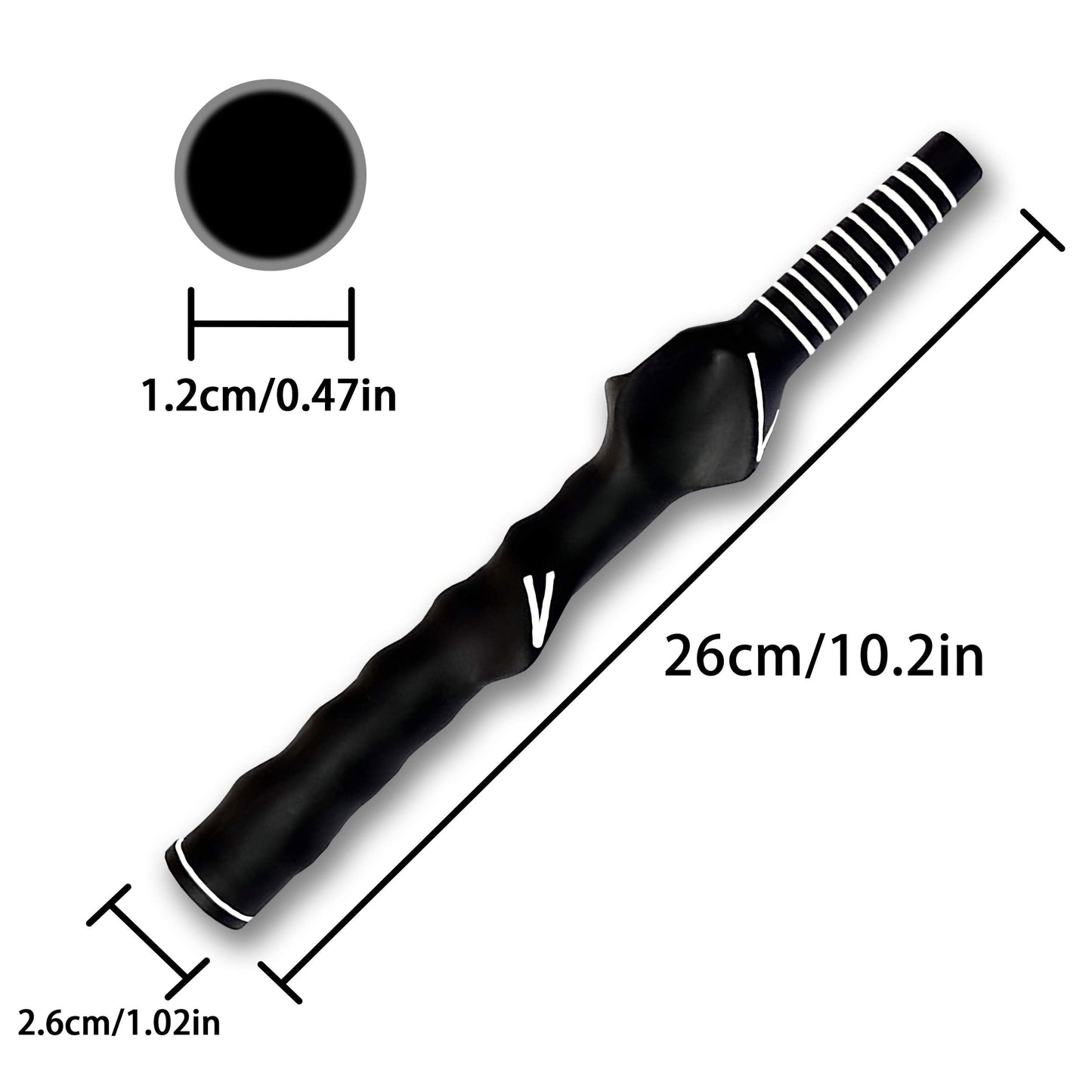 2Pcs Golf Swing Training Grip, Right-Handed Golf Club Grip Trainer, Help Kids and Woman Beginner Learn Correct Grip Posture