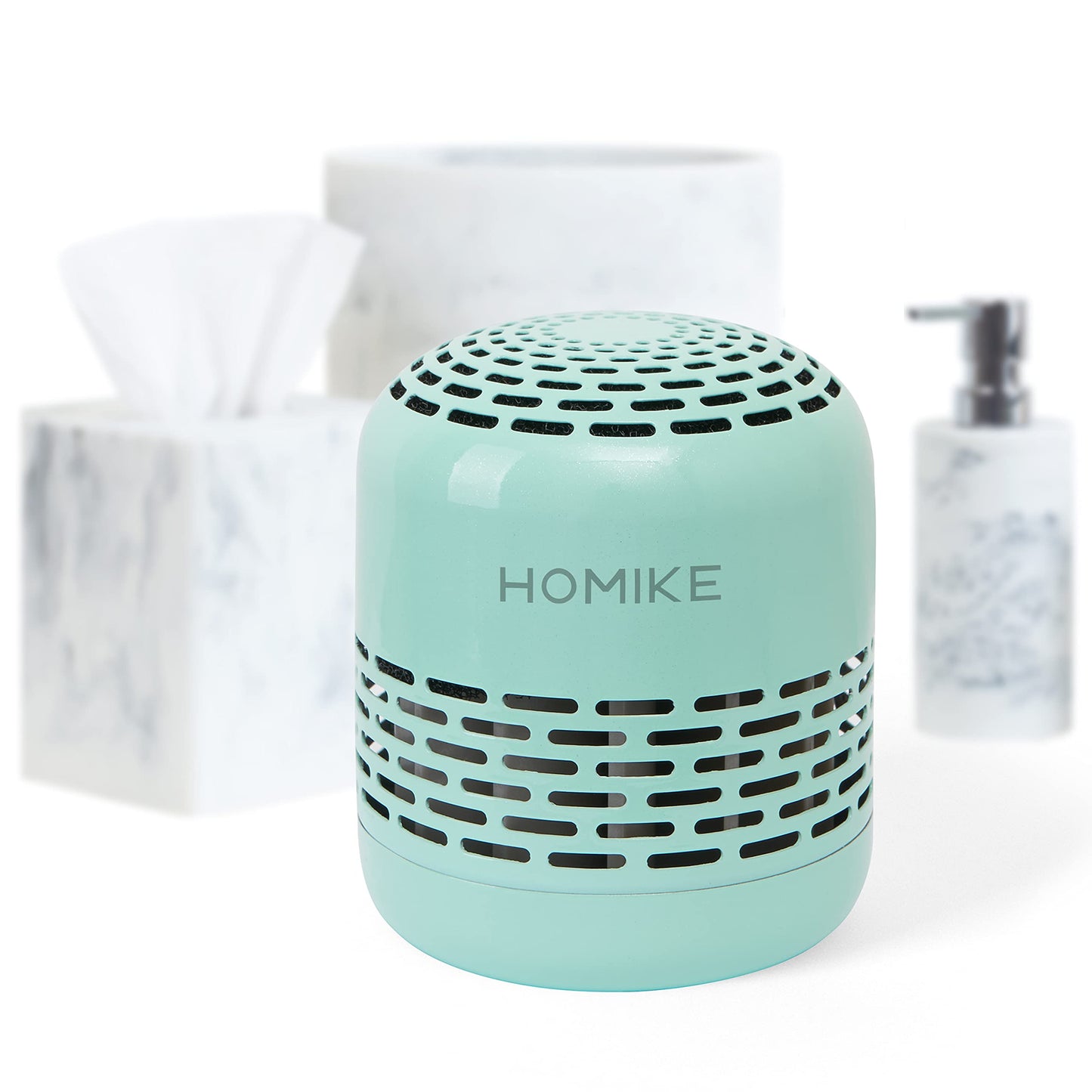 HOMIKE Refrigerator Deodorizer, Odor Eliminator,Last up to 10 Years for Car,Closet,Shoes Cabinet,Fridge and Freezer,Outperforms Baking Soda and Activated Carbon (Green)