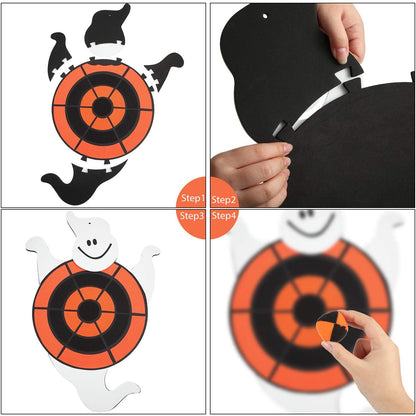 Ghost Dart Board with Sticky Balls for Halloween, Spliceable Dart Board Kit Misc Games Halloween Toy