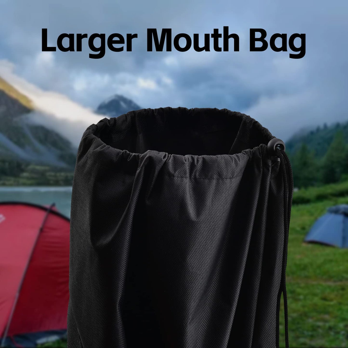 Datyiiha 2 Pack Camping Chair Replacement Bag 39.3 Inches Large Folding Chair Carry Bag Nylon Storage Tent Bag with Handle Strap for Travel Outdoor Camping Sports (No Chair Included)