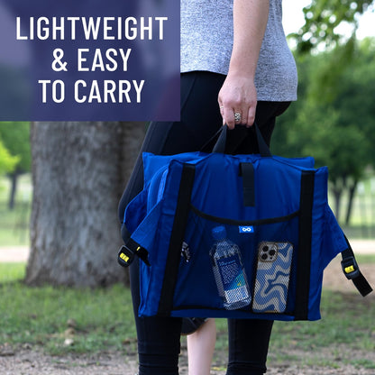 Everlasting Comfort Stadium Seats with Back Support - Adjustable Memory Foam Bleacher Chairs with Back and Cushion, Portable, Easy Folding Stadium Seat Cushion with Storage Pocket