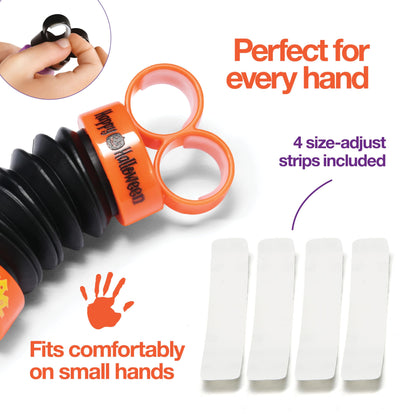 Halloween Party Favors Bulk Stargo Finger Poppers Fidget Toy - Halloween Stocking Stuffers Non-Candy Trick or Treat Toy for Girls & Boys - Halloween Party Bags and Goody Bags Filler - Pack of 10