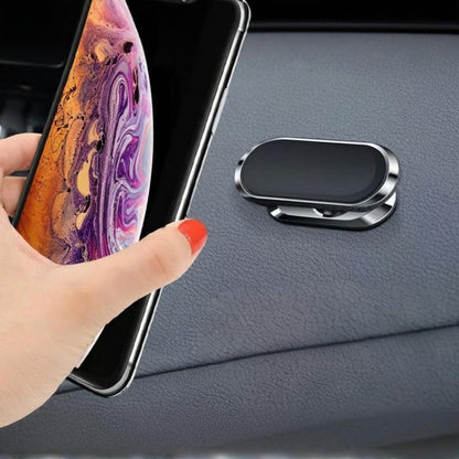 Magnetic Phone Holder for Car Dash - 2 Plate Mount for iPhone Samsung, Black