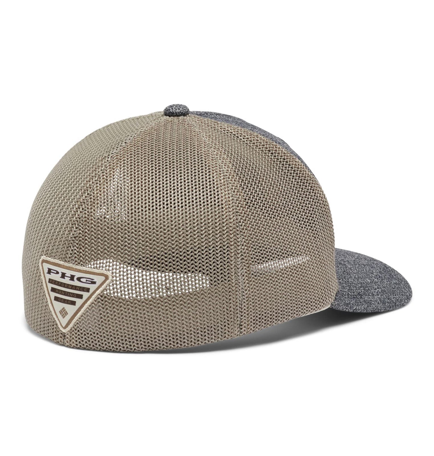Columbia Unisex PHG Game Flag Mesh Ball Cap-High Crown, Grill Heather/Flax, XX-Large