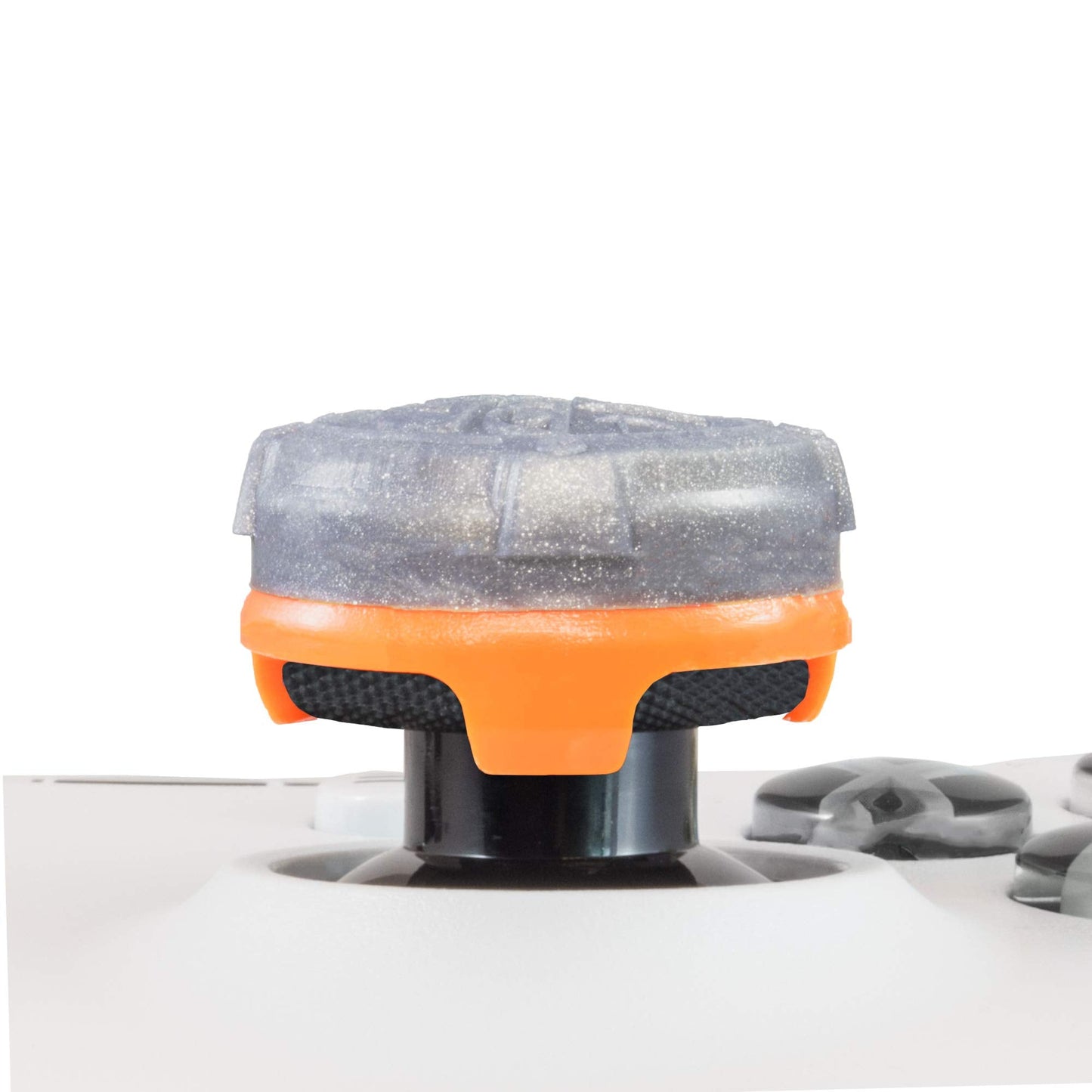 KontrolFreek Call of Duty: Black Ops 4 Grav Slam for Xbox One and Xbox Series X Controller | Performance Thumbsticks | 1 High-Rise Convex, 1 Mid-Rise Convex | Gray/Orange