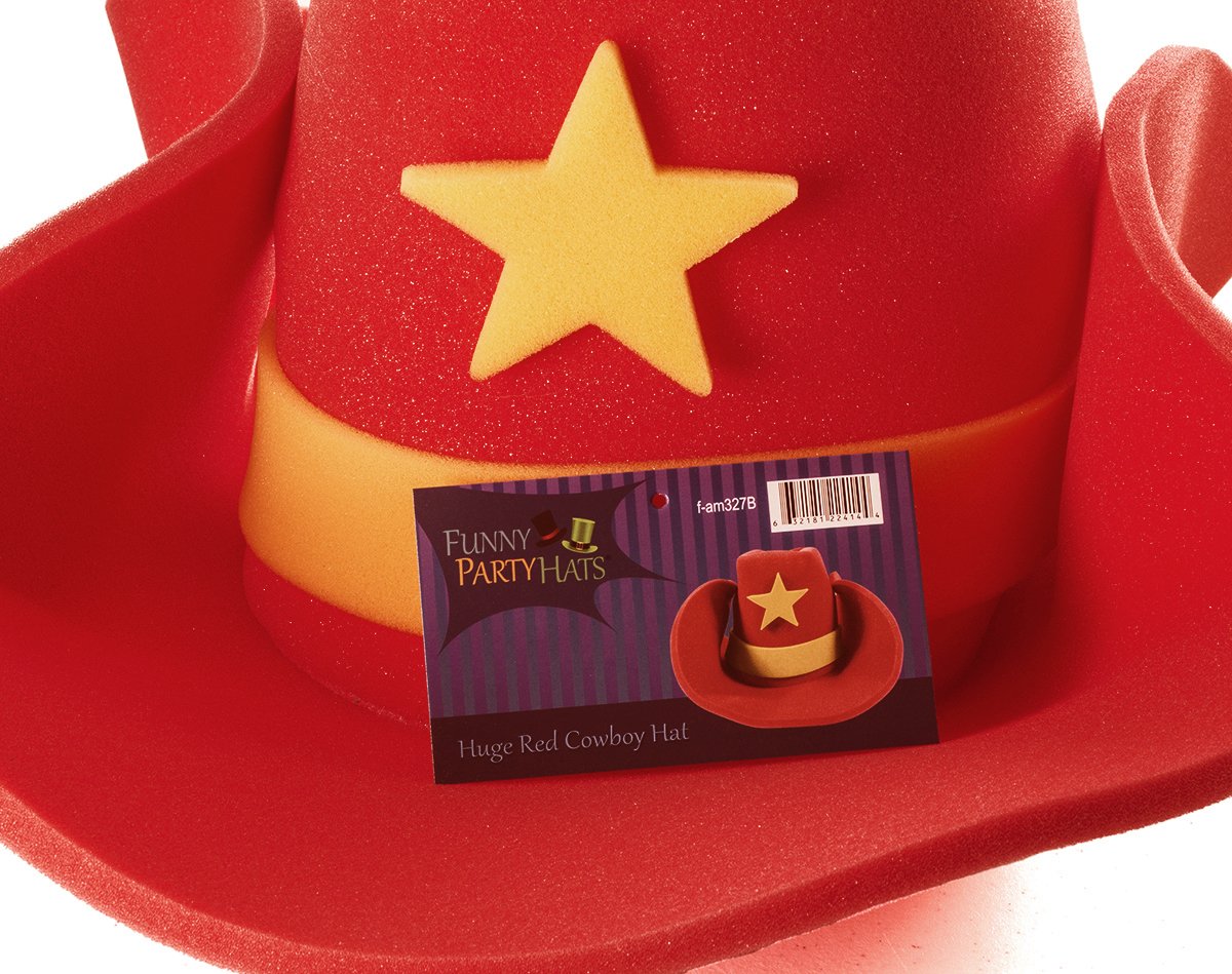 Huge Oversize Foam Cowboy Hat - Funny Costume Hat by Funny Party Hats
