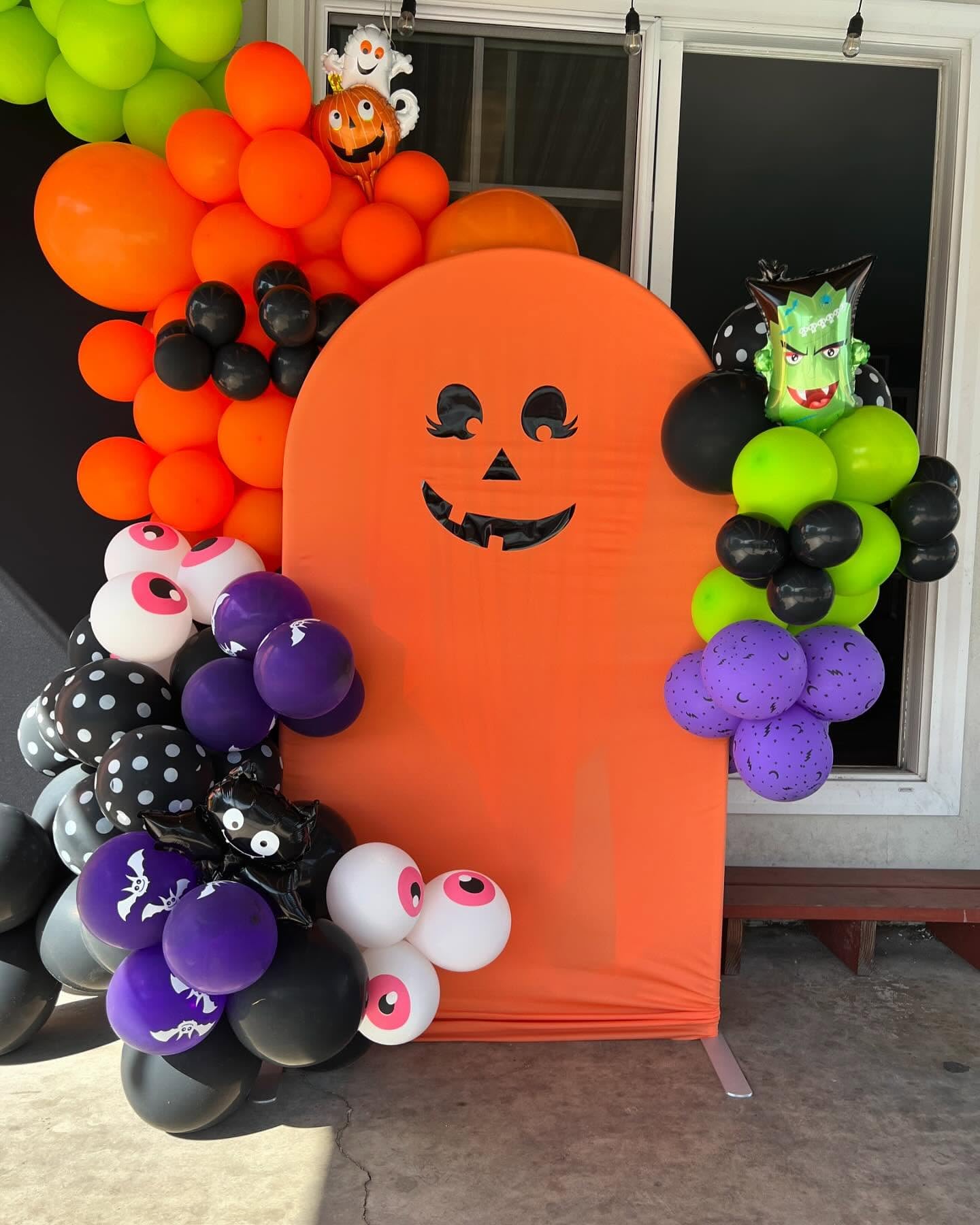 Halloween Balloons, 50pcs 12 inch Orange Black Green Purple Balloons for Halloween Theme Party Supplies Birthday Party Decorations