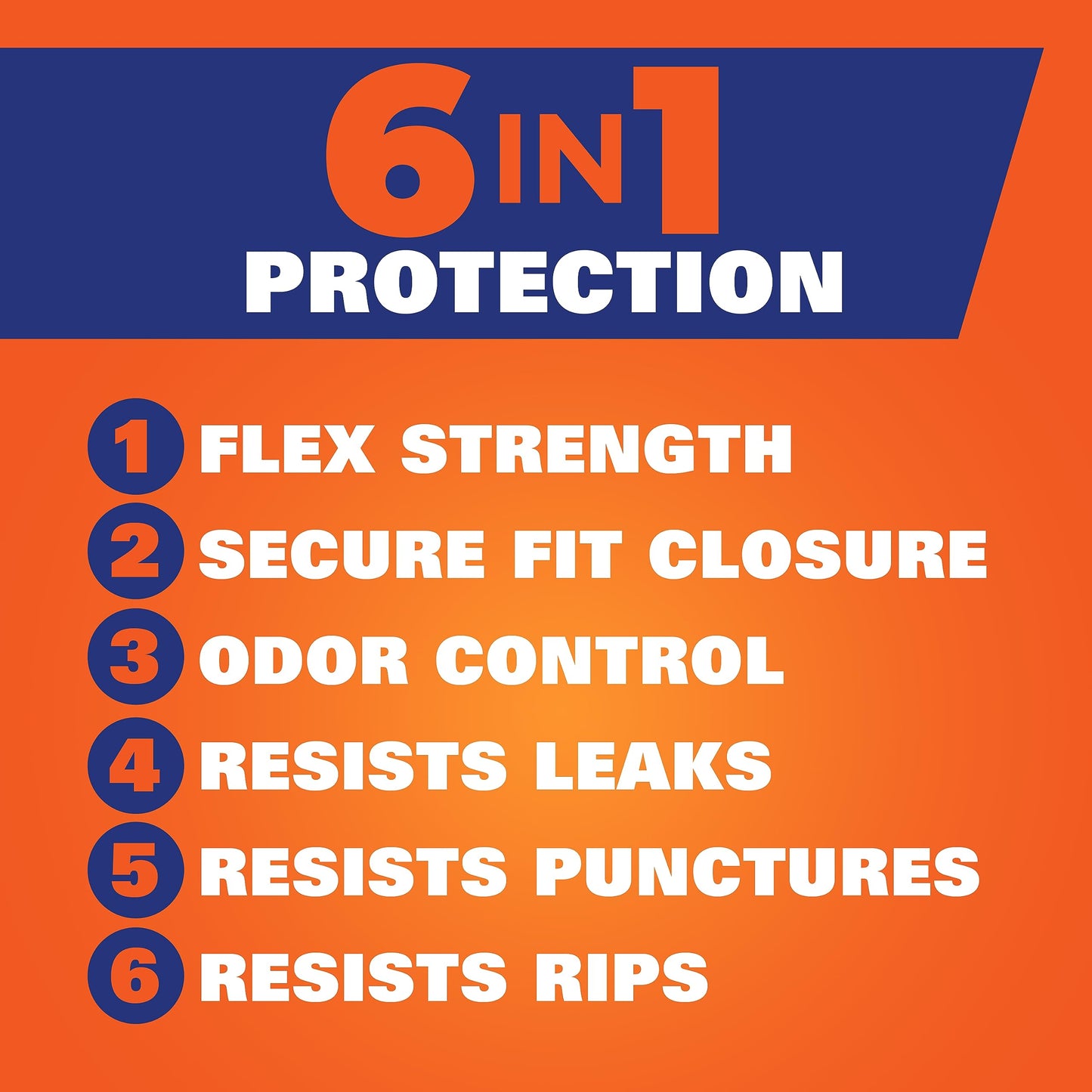 Hefty Ultra Strong 13 Gallon Trash Bags, Tall Kitchen Trash Bags 13 Gallon Size, Drawstring Closure, Continuous Odor Control, White, Clean Burst Scent, 40 Bags