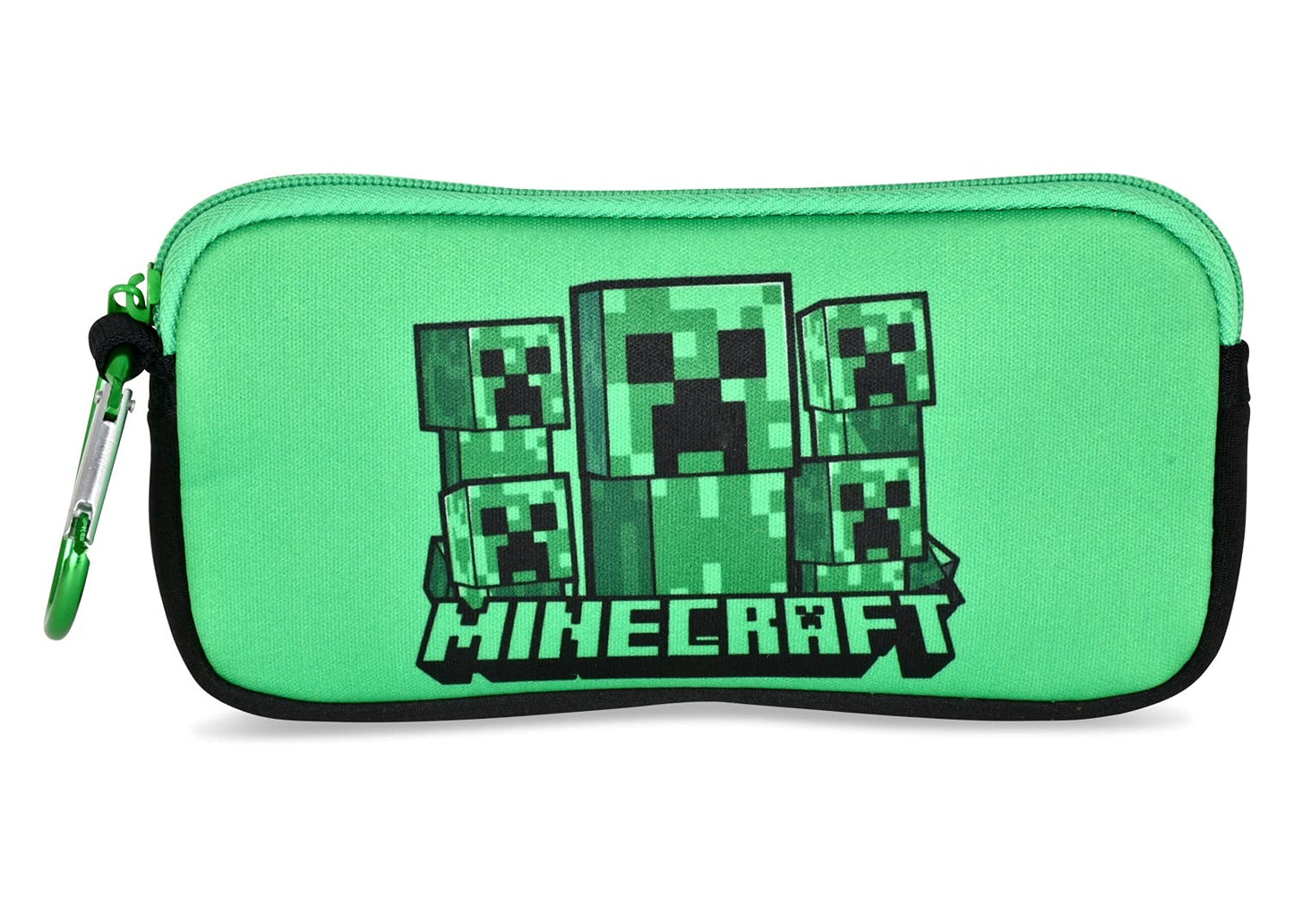 Minecraft Blue Light Blocking Glasses for Kids with Case Boys Computer Video Gaming Glasses Age 2-10 Eyewear Protection (Green/Black)