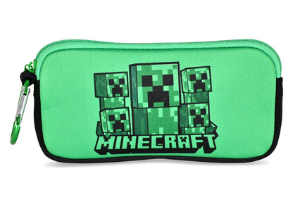 Minecraft Blue Light Blocking Glasses for Kids with Case Boys Computer Video Gaming Glasses Age 2-10 Eyewear Protection (Green/Black)