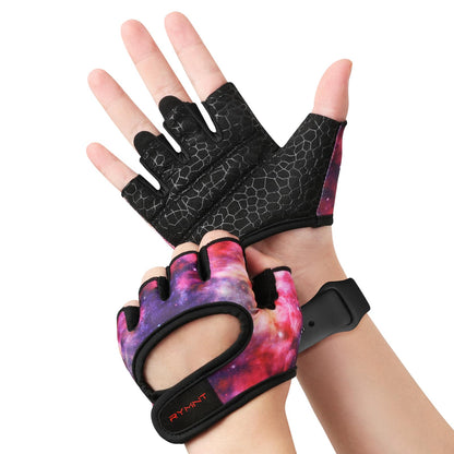 Minimal Weight Lifting Gloves,Short Micro Workout Gloves Grip Pads with Full Palm Protection & Extra Grip for Men Women Weightlifting,Gym,Exercise Training