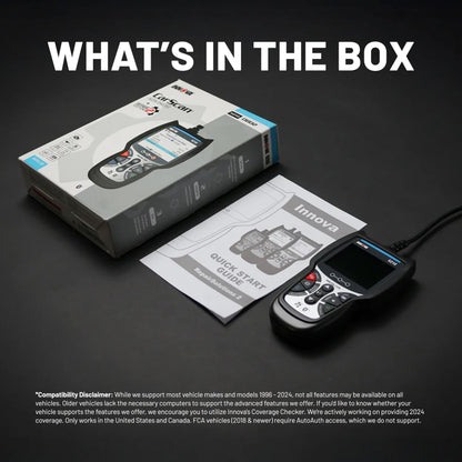 Innova 5210 OBD2 Scanner & Engine Code Reader, Battery Tester, Live Data, Oil Reset, Car Diagnostic Tool for Most Vehicles, Bluetooth Compatible with America's Top Car Repair App