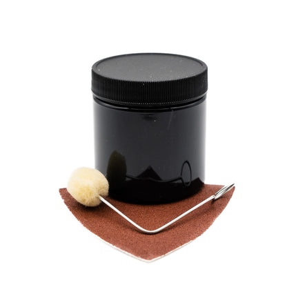 Leather Hero Toe Armor Boot Guard Brush on Work Boot Protector- Gives Your Boots Extra Life- 3oz (Black)