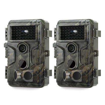 GardePro A3S Trail Camera 2 Pack, 64MP 1296p, Next-Gen Image Technology, Game Camera with Clear 100ft No Glow Night Vision, Fast 0.1s Trigger Speed Motion Activated Waterproof, H.264 MP4 Video