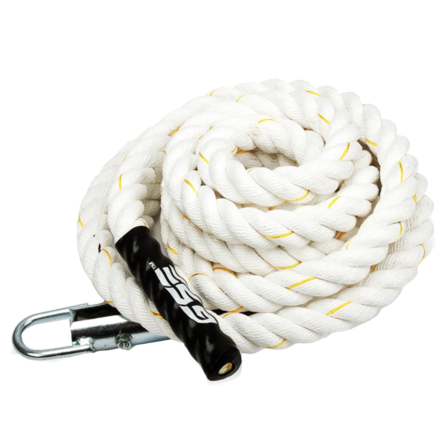 GSE Games & Sports Expert Gym Climbing Rope, Polyester Workout Rope for Indoor/Outdoor and Home Workouts. Great for Climbing Exercises, Strength Training - 6,10,15,20,25,30 Feet Lengths Available